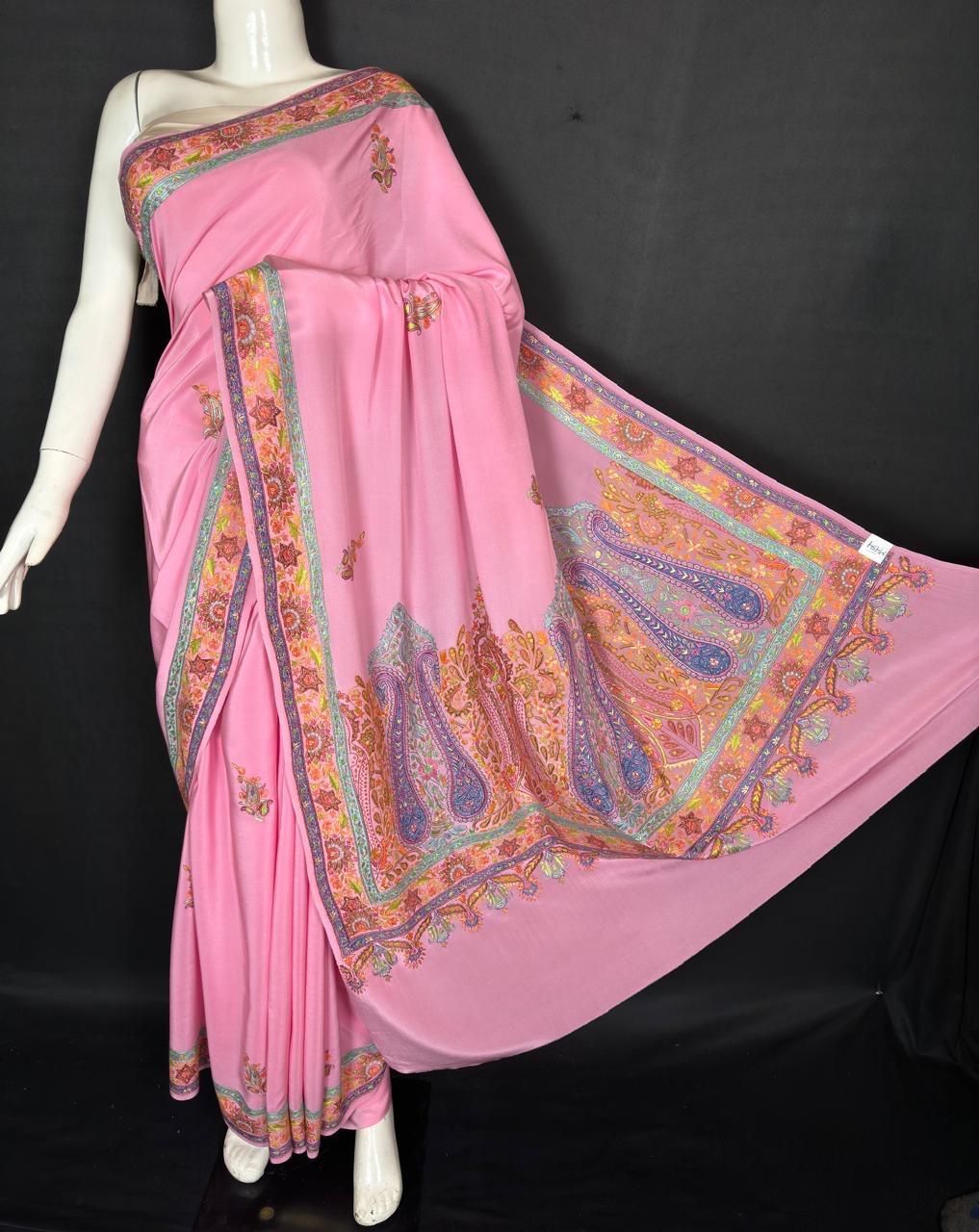 Pal dar Zari Border Saree
