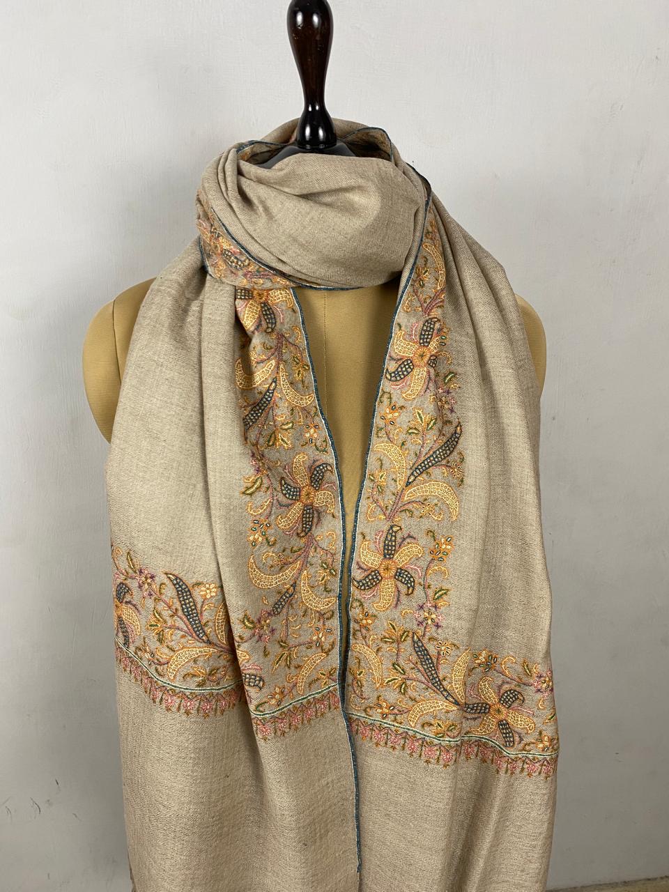 Shawl with Border work