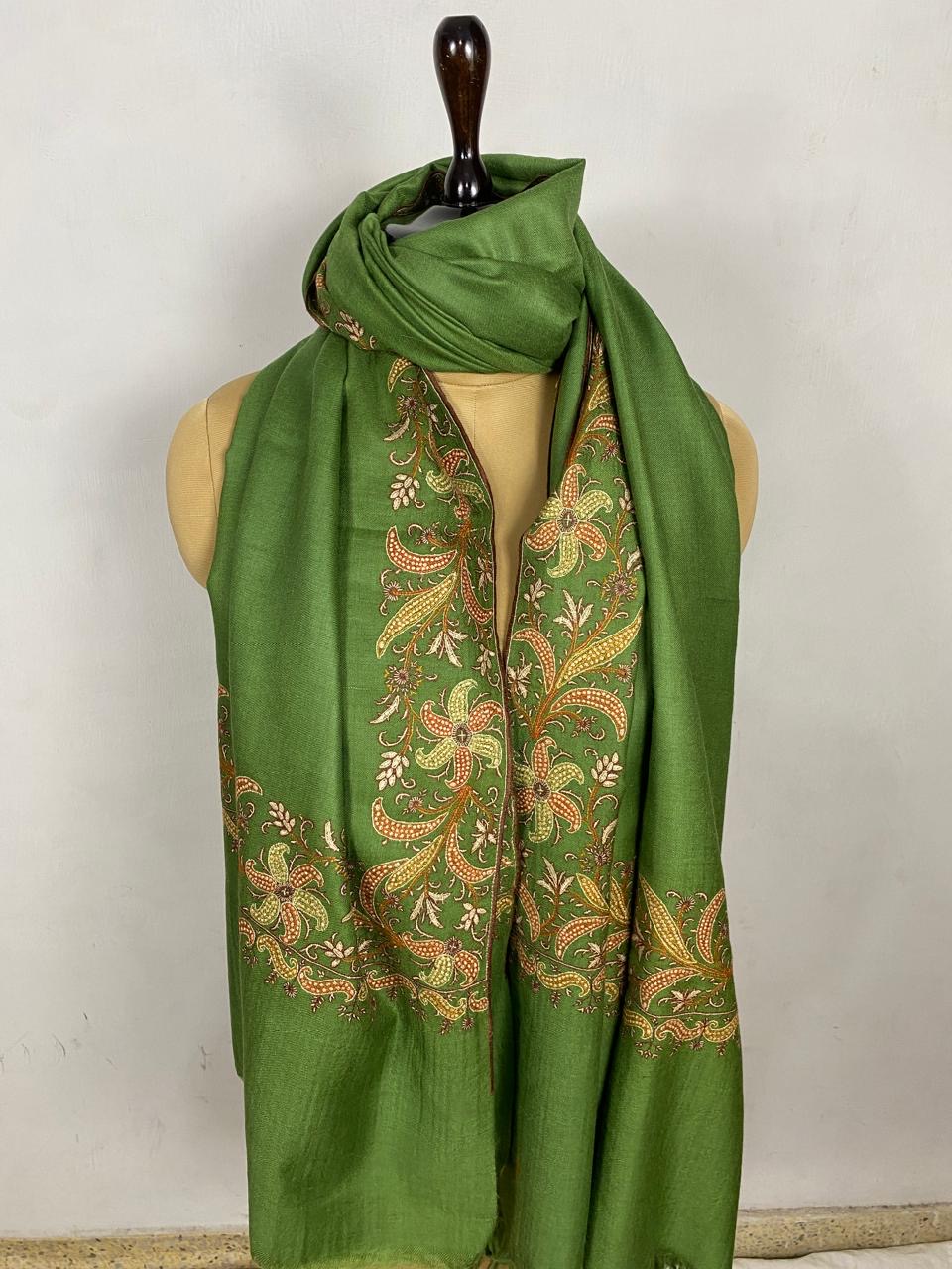 Designer Border Shawl